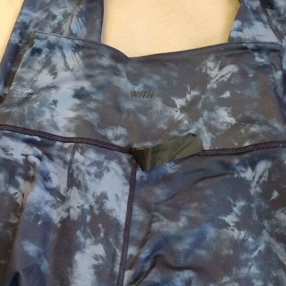 PELOTON Melody Purple Blue High Waist Reversible Workout Leggings Small NWT - Picture 13 of 16